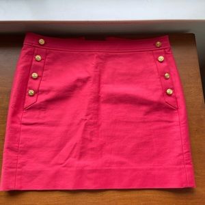 JCREW red sailor skirt